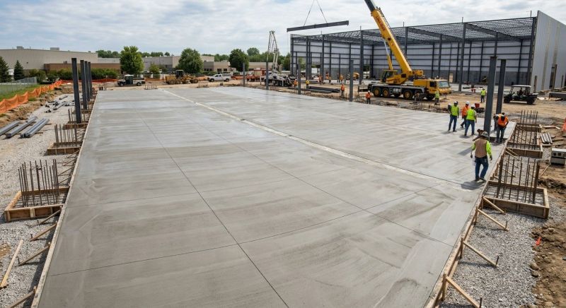 Commercial Slab Construction in Manassas, VA