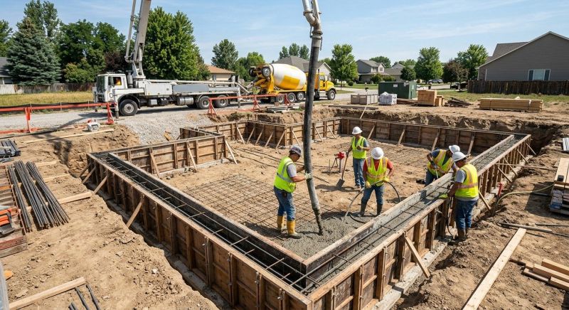Foundation Pouring in Fort Worth, TX